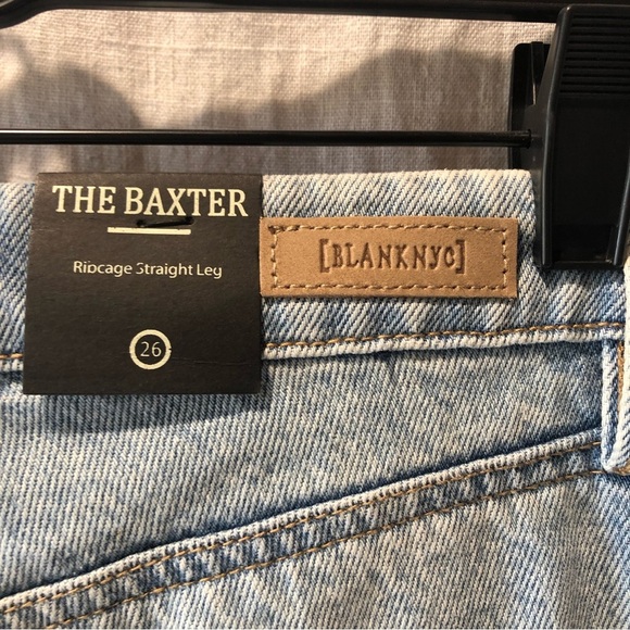 NWT BLANKNYC jeans Baxter limited edition wide leg asymmetrical waist size 26 - Picture 6 of 8